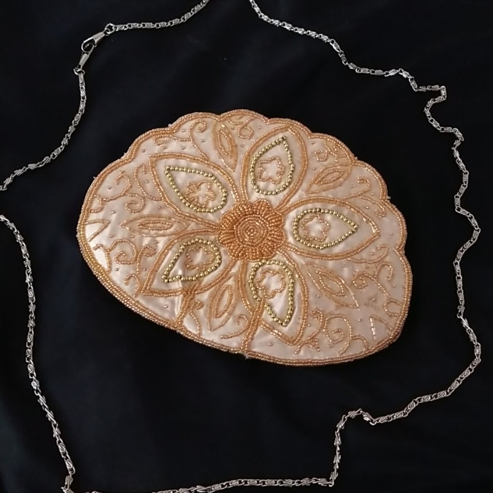 Gold Bijoux Sterner beaded purse